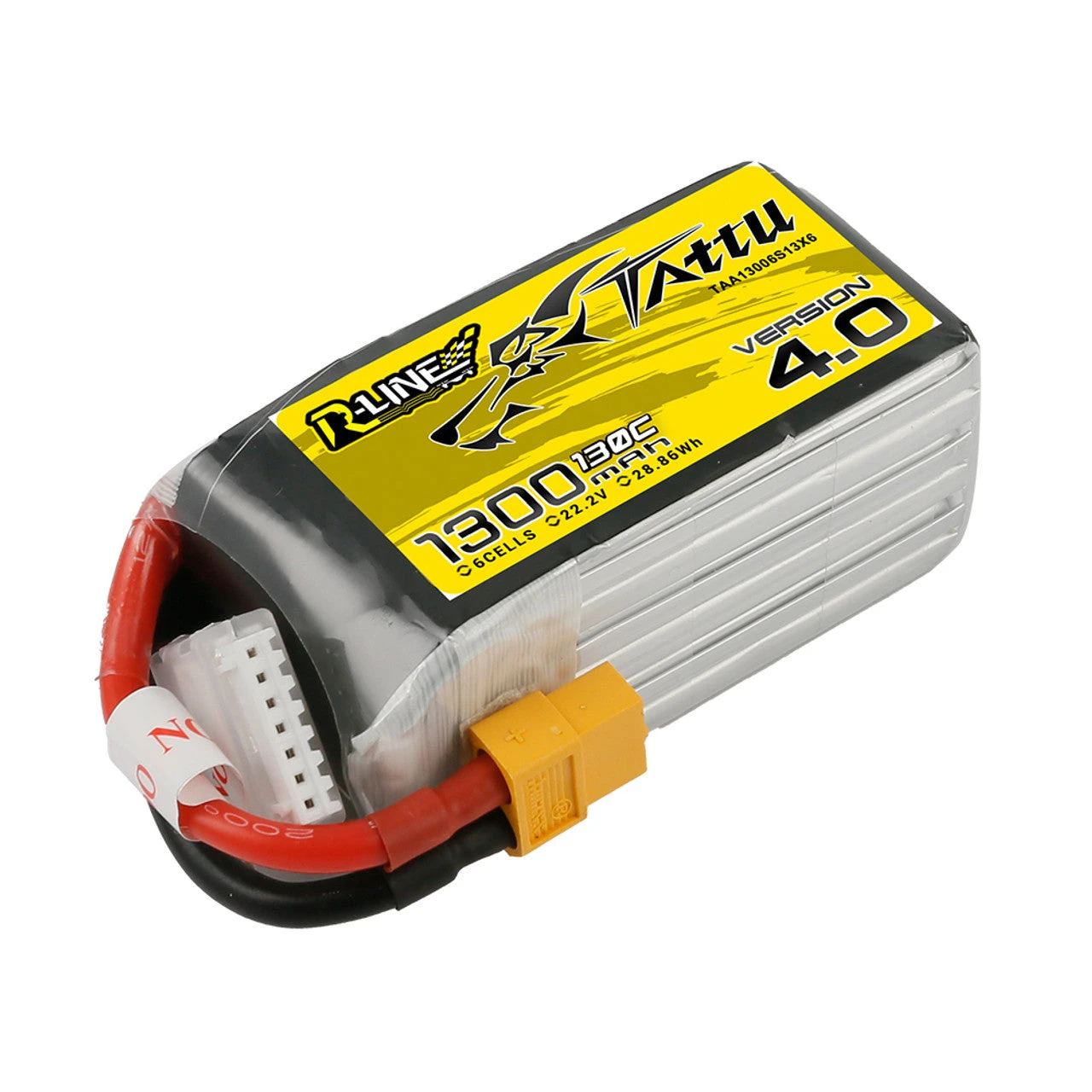 R-Line Version 4.0 6S 1300mAh 130C LiPo Battery With XT60 Connector