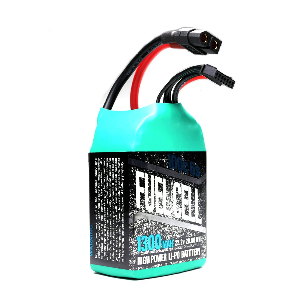 Rotor Riot Fuel Cell - 6S 1300mAh 100C LiPo Battery With XT60 Connector - Image 4