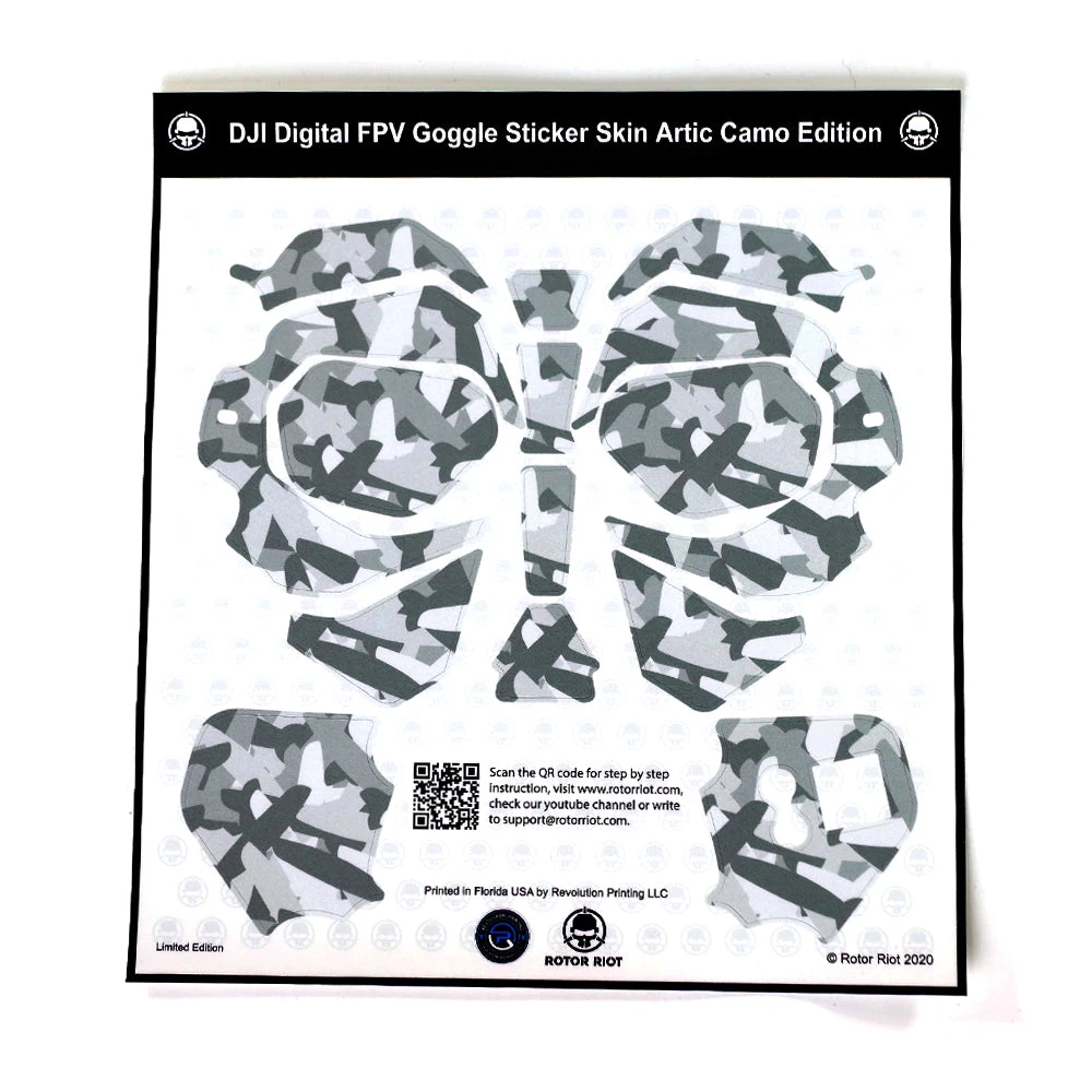 DJI FPV Goggles Skin Wrap - Choose Version - Image 5
