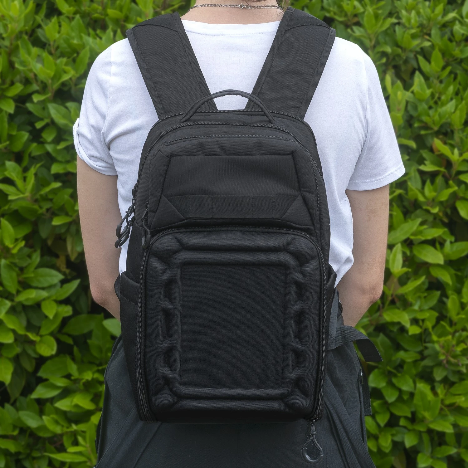 Drone Backpack With Front Hardshell - Black - Image 3