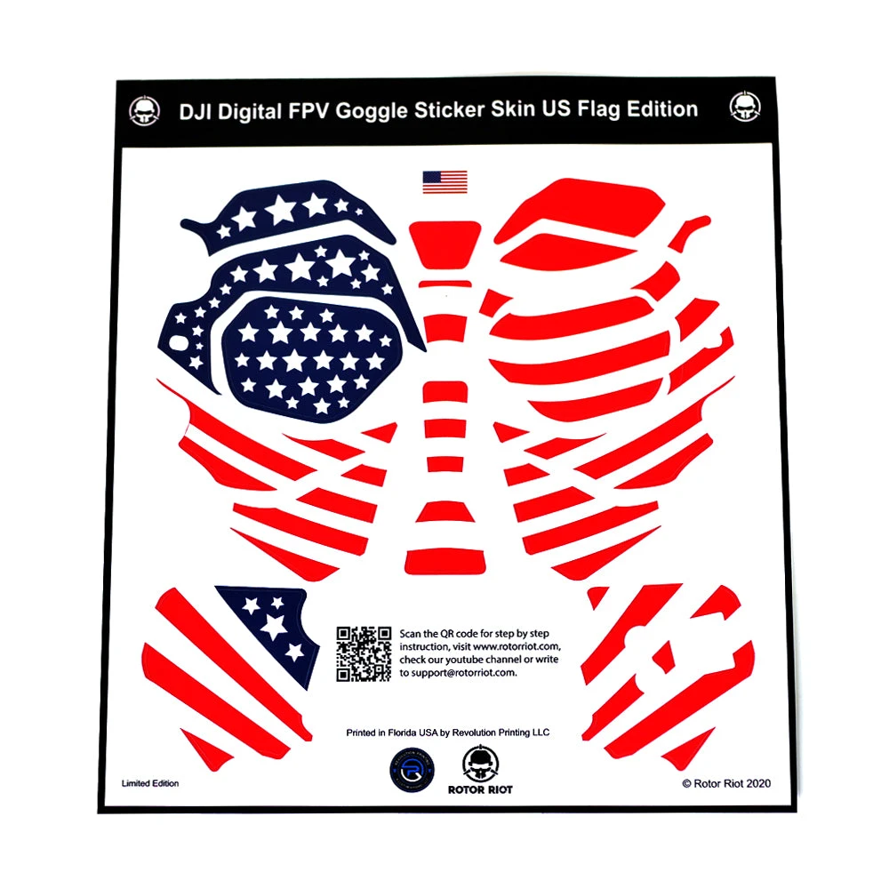 DJI FPV Goggles Skin Wrap - Choose Version - Image 7