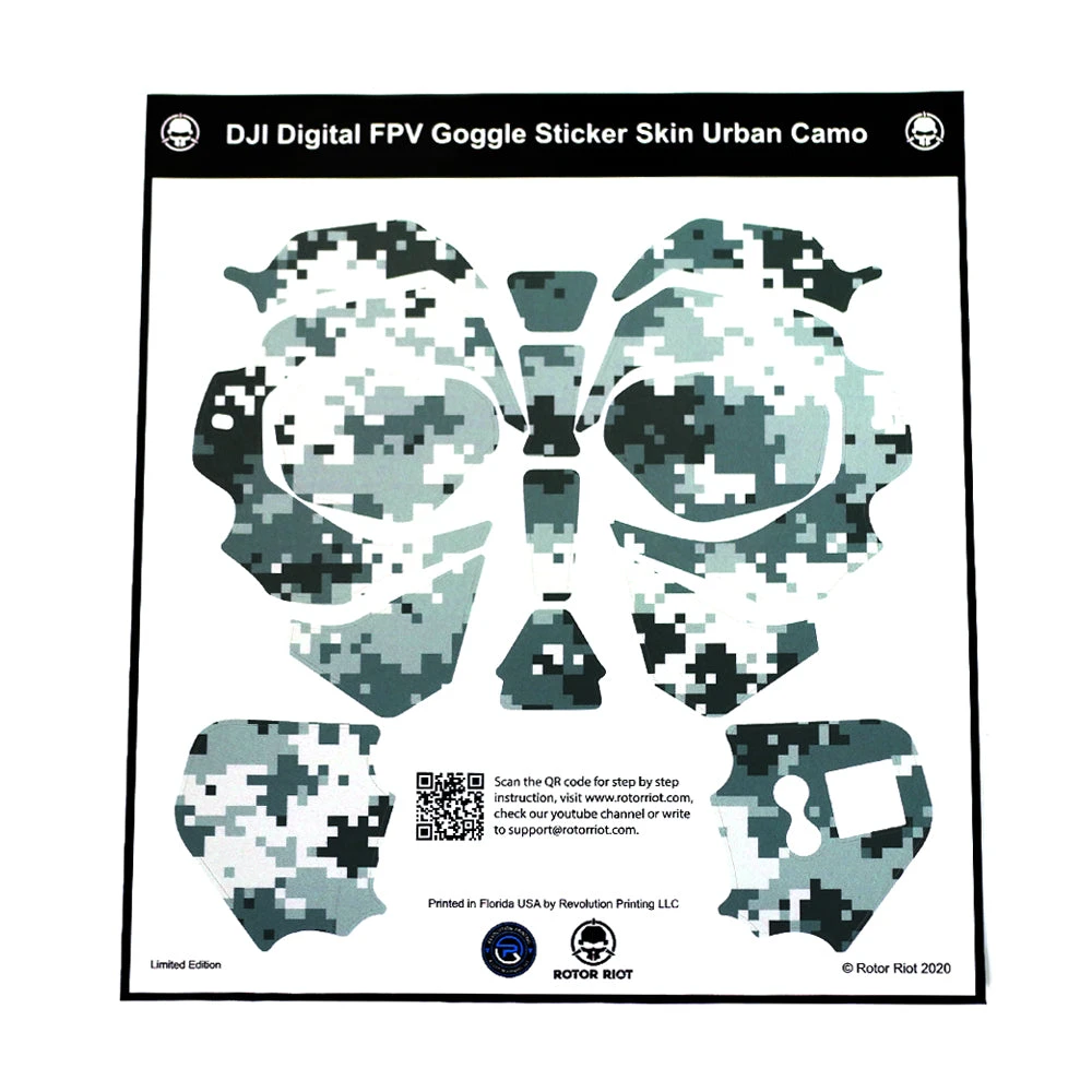DJI FPV Goggles Skin Wrap - Choose Version - Image 9